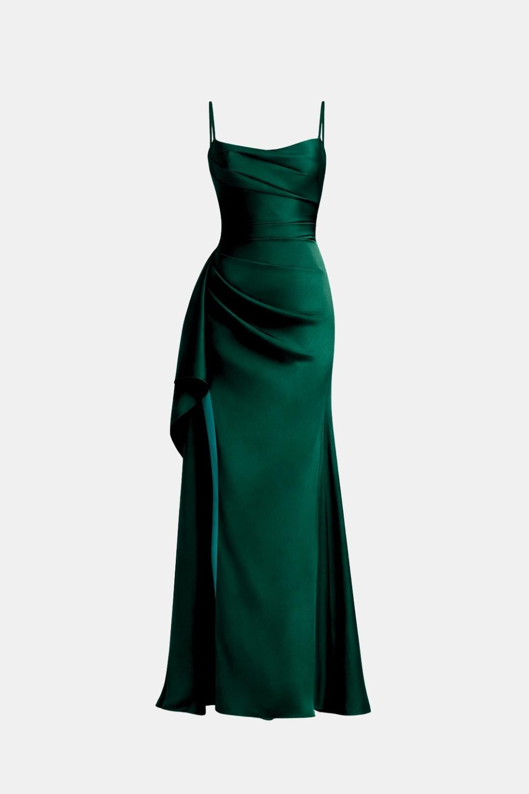 Kenerra - Elegantes Maxi Slip Kleid Mit Drapierter Silhouette