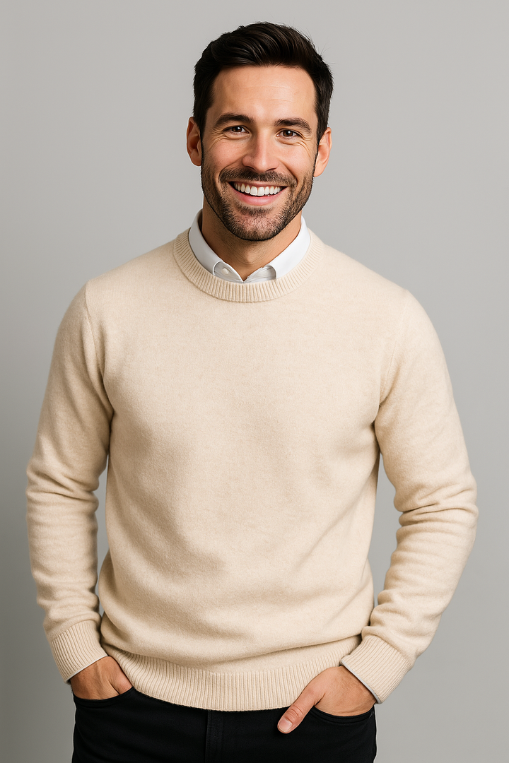 Herren Pullover mit Rundhals | Klassischer Strickpullover, vielseitig für Business & Freizeit - Image 2
