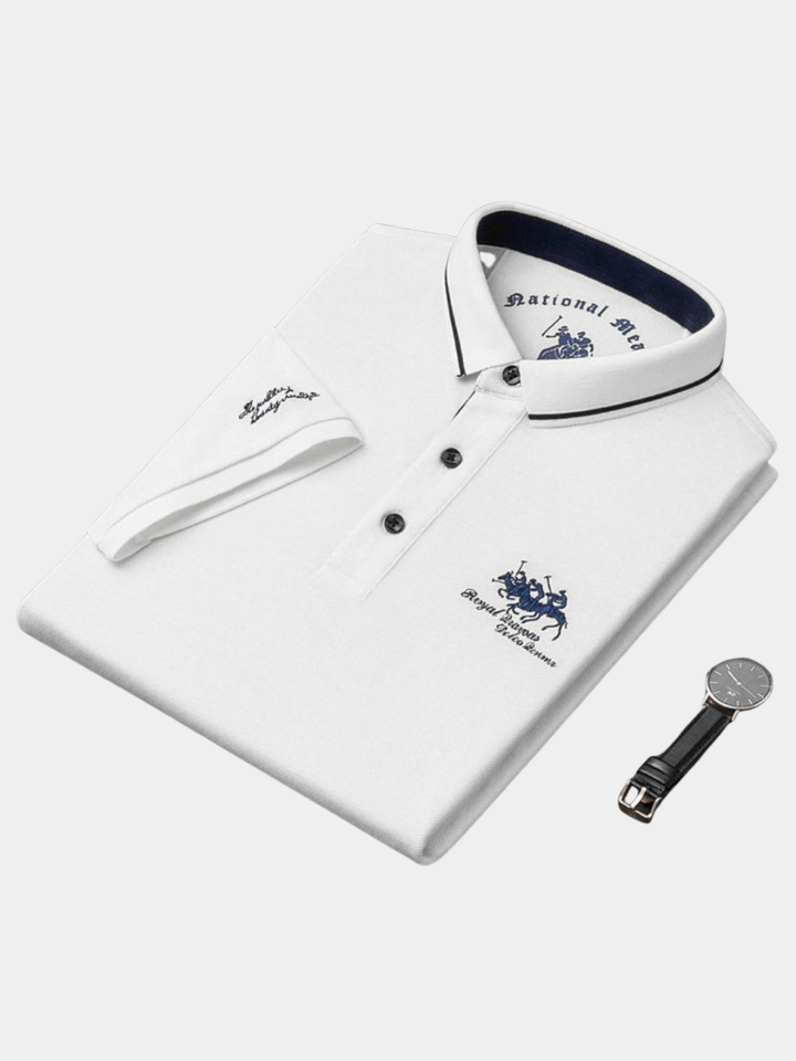 Huxley - Herren Baumwollmix Polo Shirt
