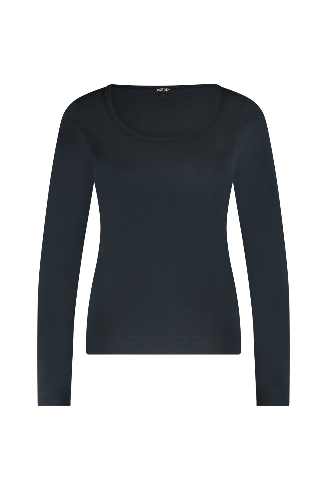 Langarmshirt Damen Rundhals – Figurbetontes Basic Longsleeve für vielseitige Layering-Looks
