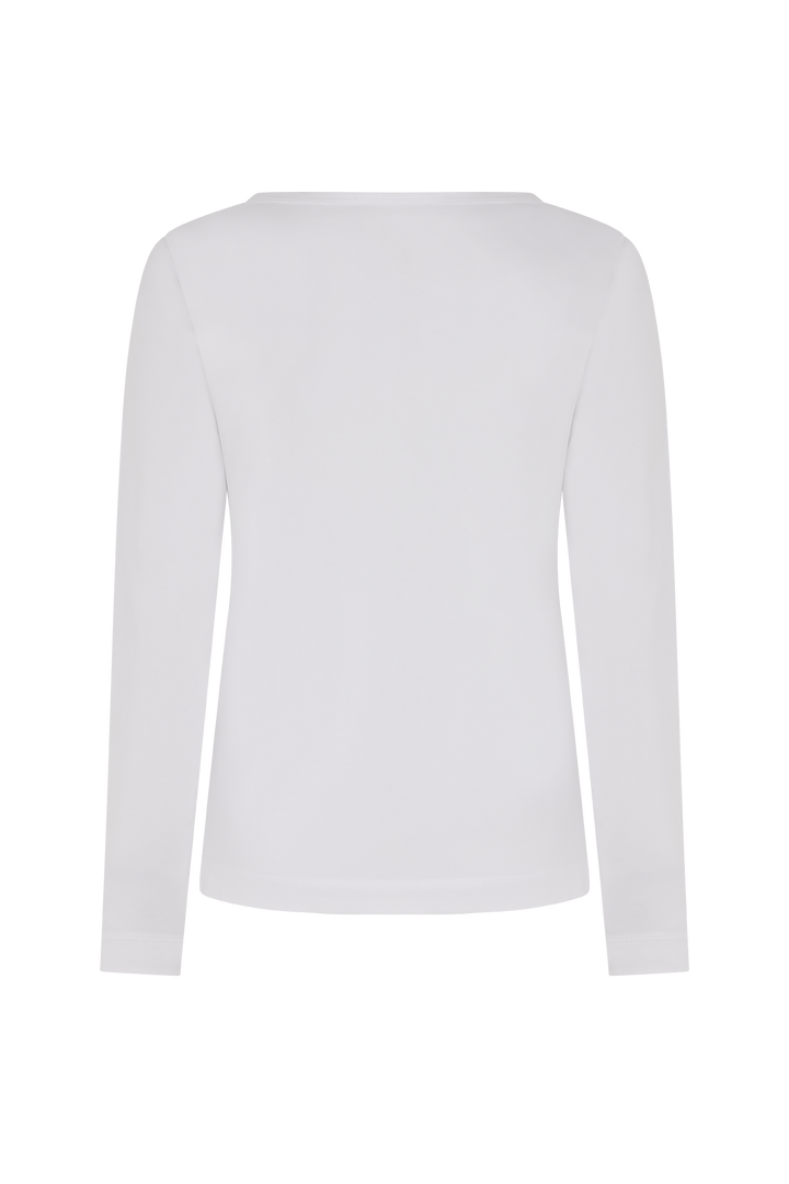 Langarmshirt Damen mit Rundhals – figurbetont & vielseitig für Büro und Alltag - Image 2