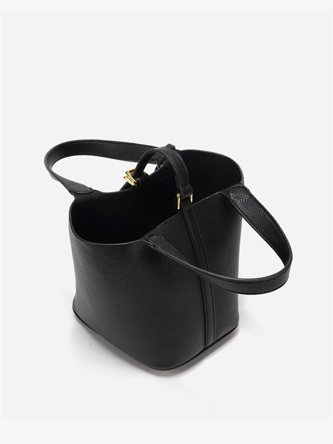 Vicarah - Leder Bucket Bag Taupe