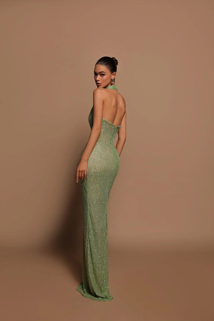Fayellea – Halter Maxi Kleid Ärmellos