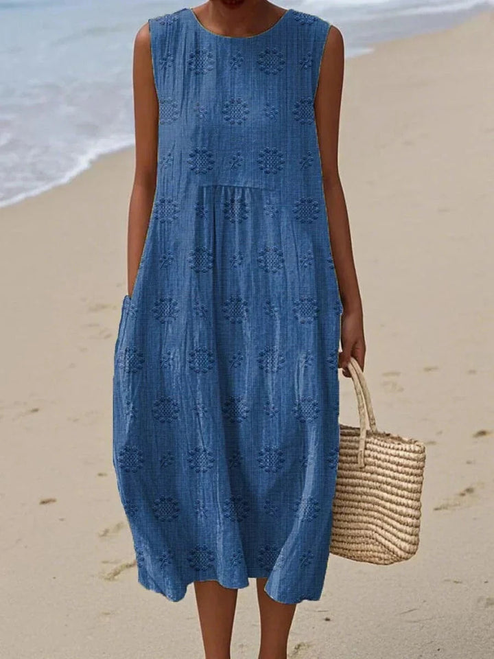 Women Flowy Maxi Dress Casual Elegant Summer - Image 2