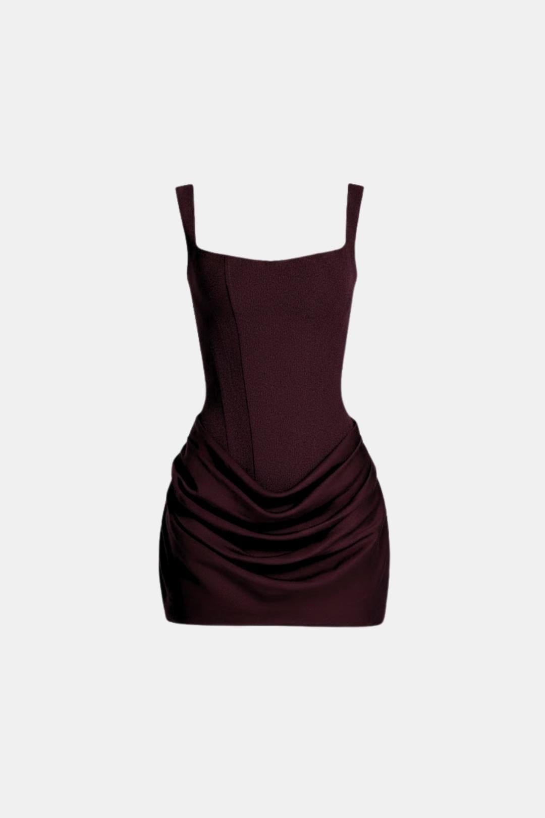 Melyra - Mini Kleid Mit Korsettform Und Eckigem Ausschnitt