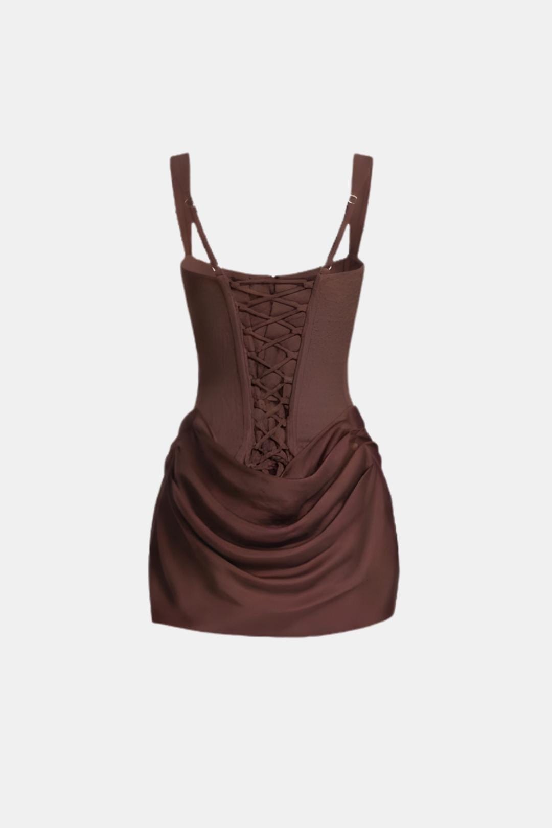 Melyra - Mini Kleid Mit Korsettform Und Eckigem Ausschnitt