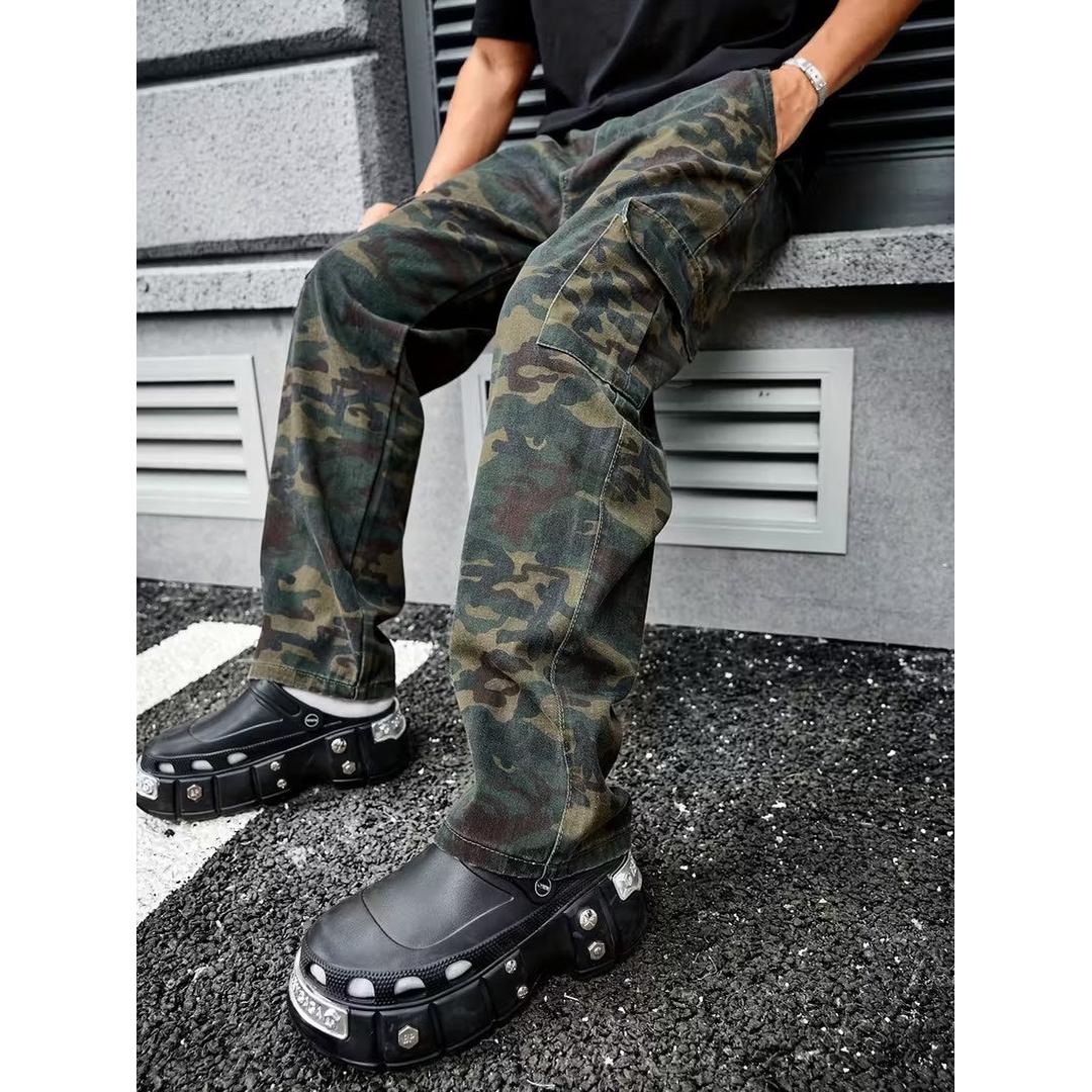 Tadeo - Bedruckte Cargo Hose Herren Freizeit Stil