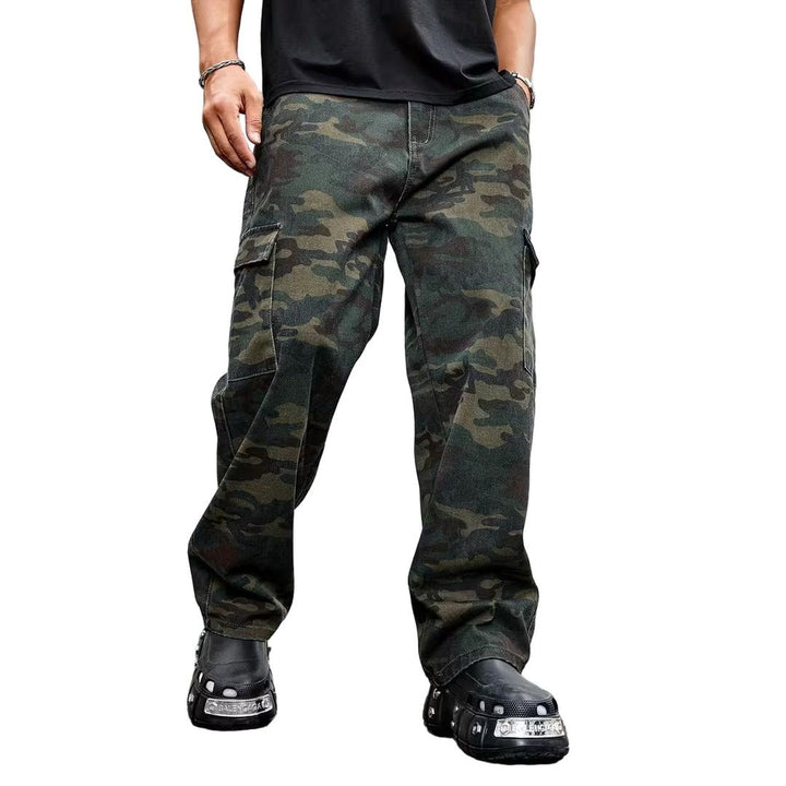 Tadeo - Bedruckte Cargo Hose Herren Freizeit Stil