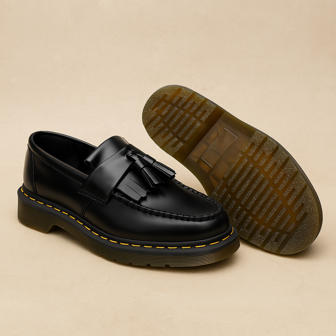 Henvaro - Leder Tassel Loafer Slip On Herren