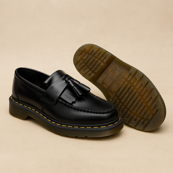 Henvaro - Leder Tassel Loafer Slip On Herren
