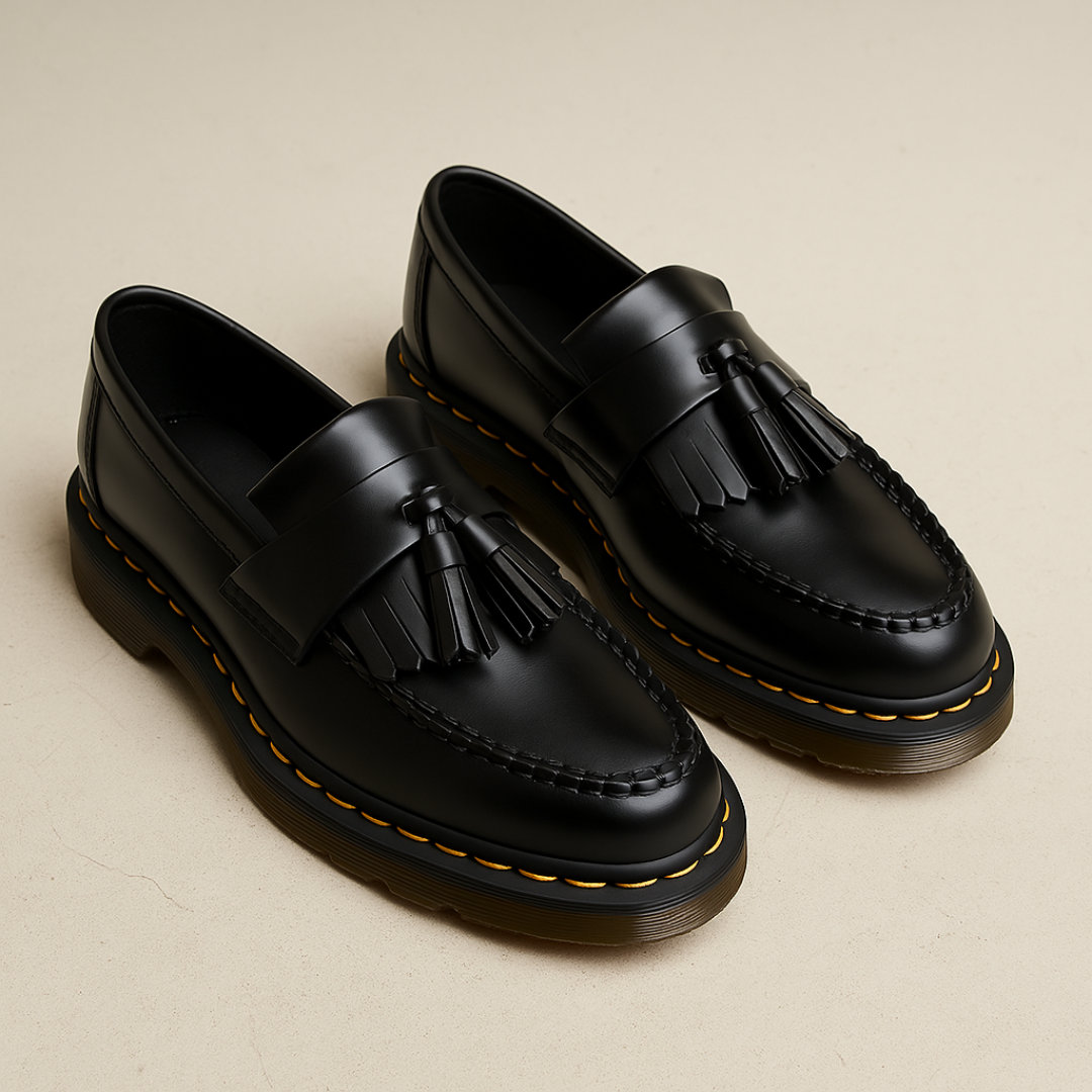 Henvaro - Leder Tassel Loafer Slip On Herren