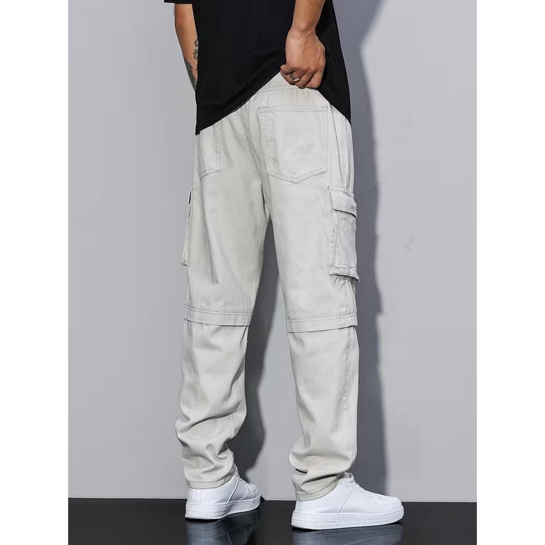 Dravon - Herren Cargohose Mit Seitentaschen
