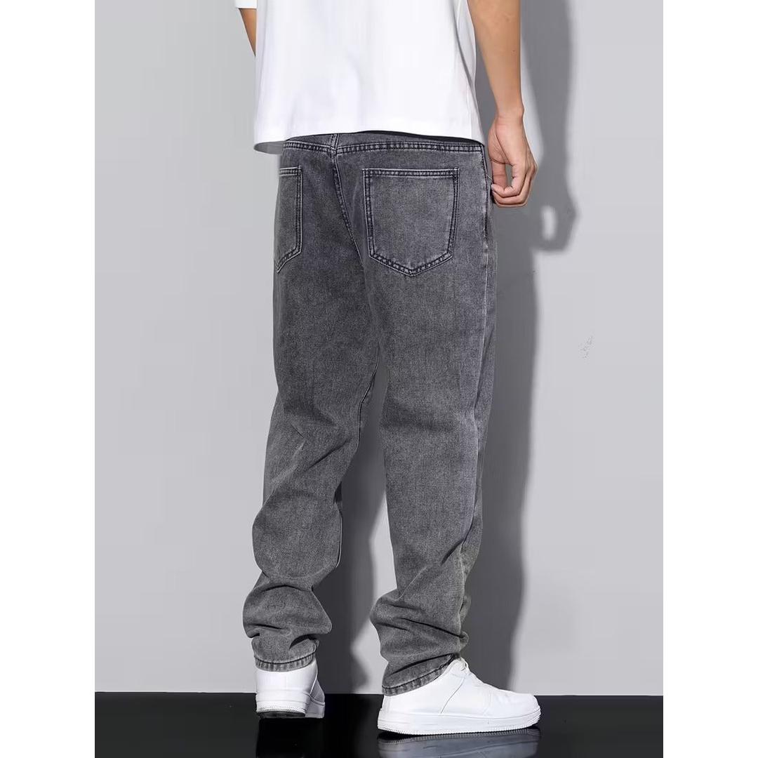 Corvyn - Herren Jeans Gerade Passform Lang