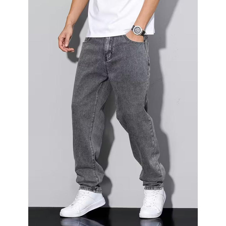 Corvyn - Herren Jeans Gerade Passform Lang