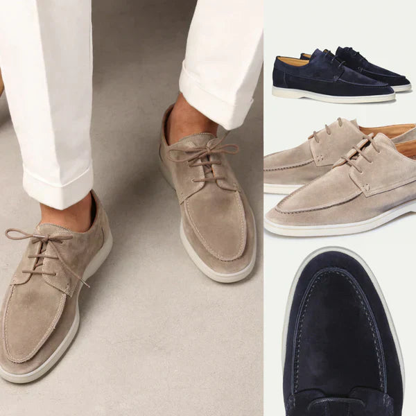 Lorianelle - Herren Schnür Loafer Elegant Komfort