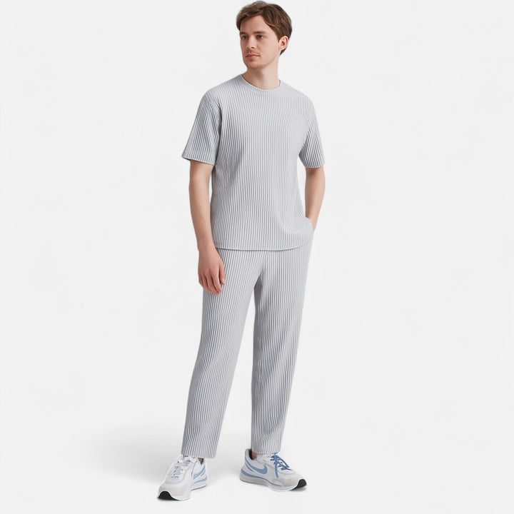 Louise - Herren Gerippte Baumwollhose Relaxed Fit
