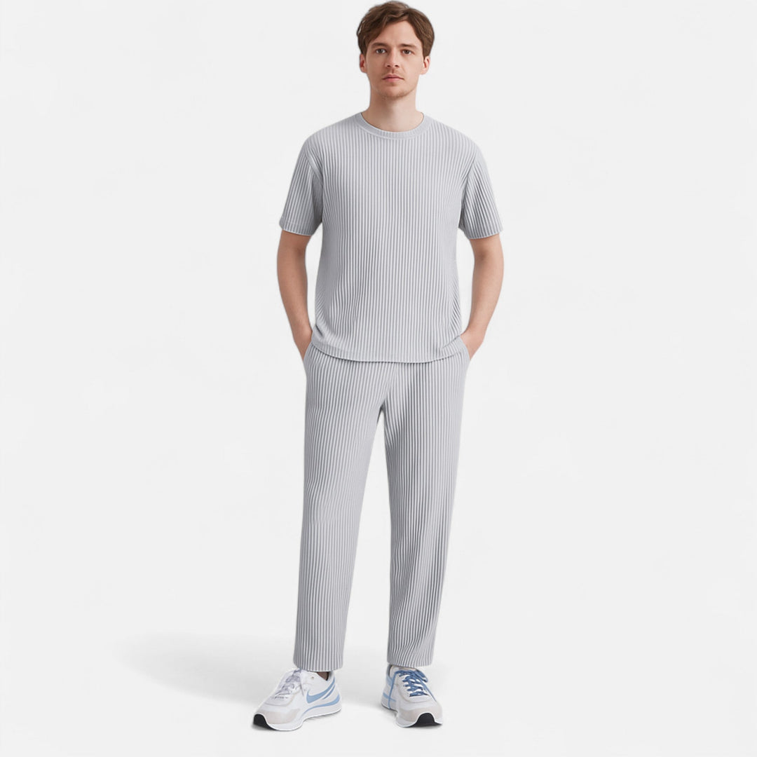 Louise - Herren Gerippte Baumwollhose Relaxed Fit