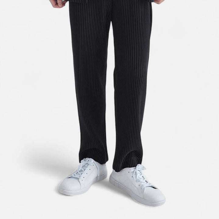 Louise - Herren Gerippte Baumwollhose Relaxed Fit