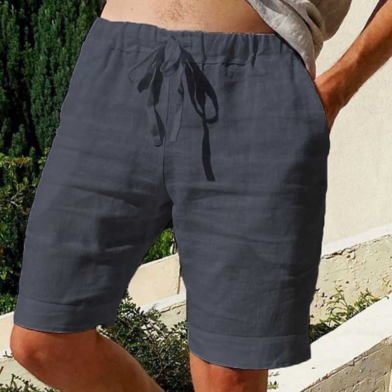 Mirello - Herren Shorts Relaxed Fit Verstellbarer Bund Design