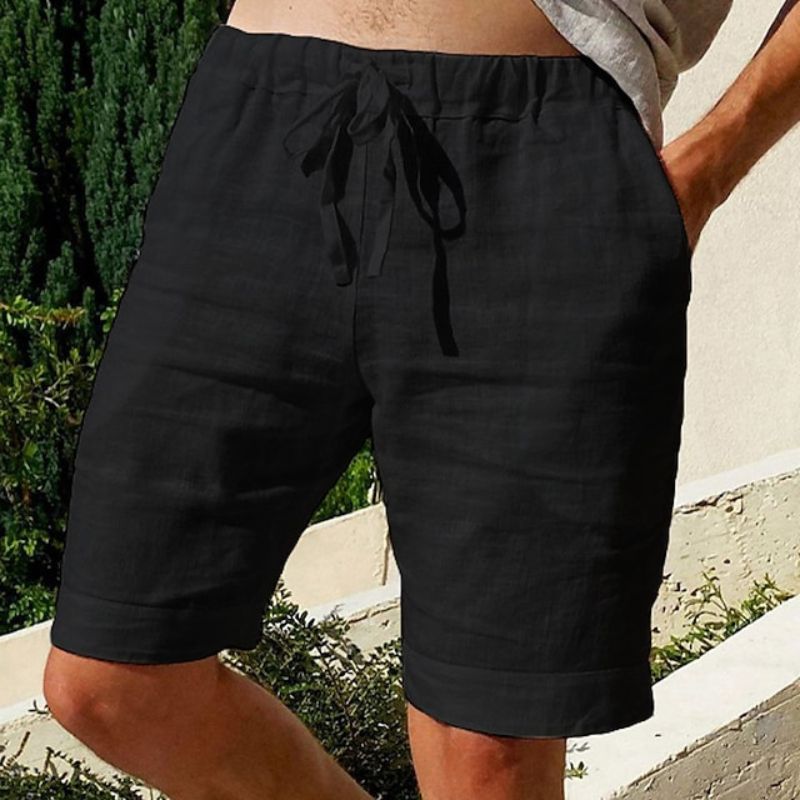Mirello - Herren Shorts Relaxed Fit Verstellbarer Bund Design