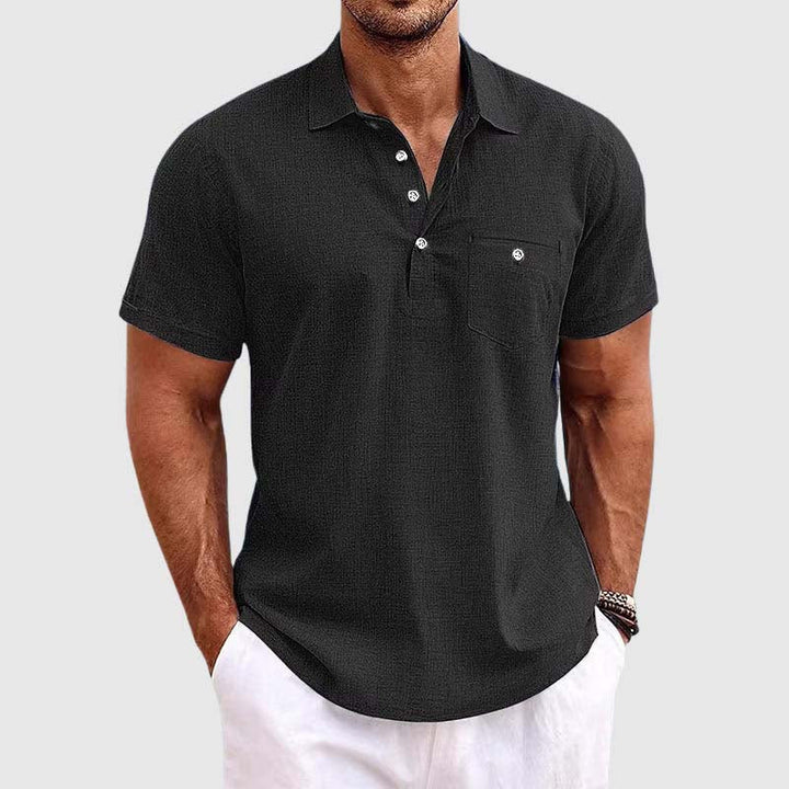 Lenviro – Leinen Polohemd Herren