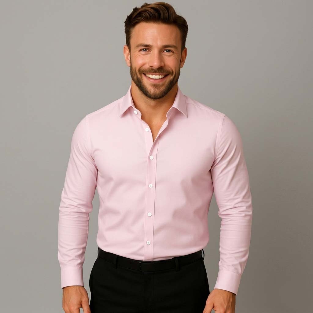 Valerio – Knitterfreies Langarm Hemd Herren