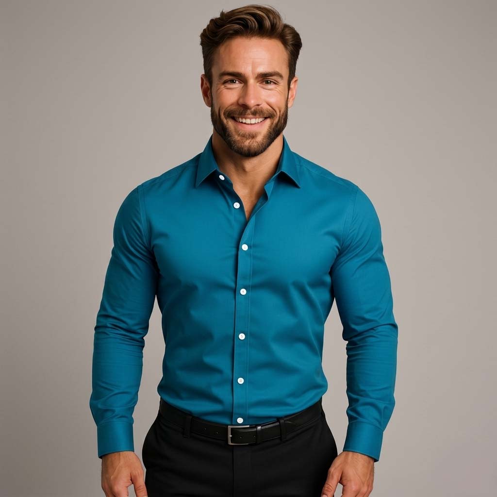 Valerio – Knitterfreies Langarm Hemd Herren