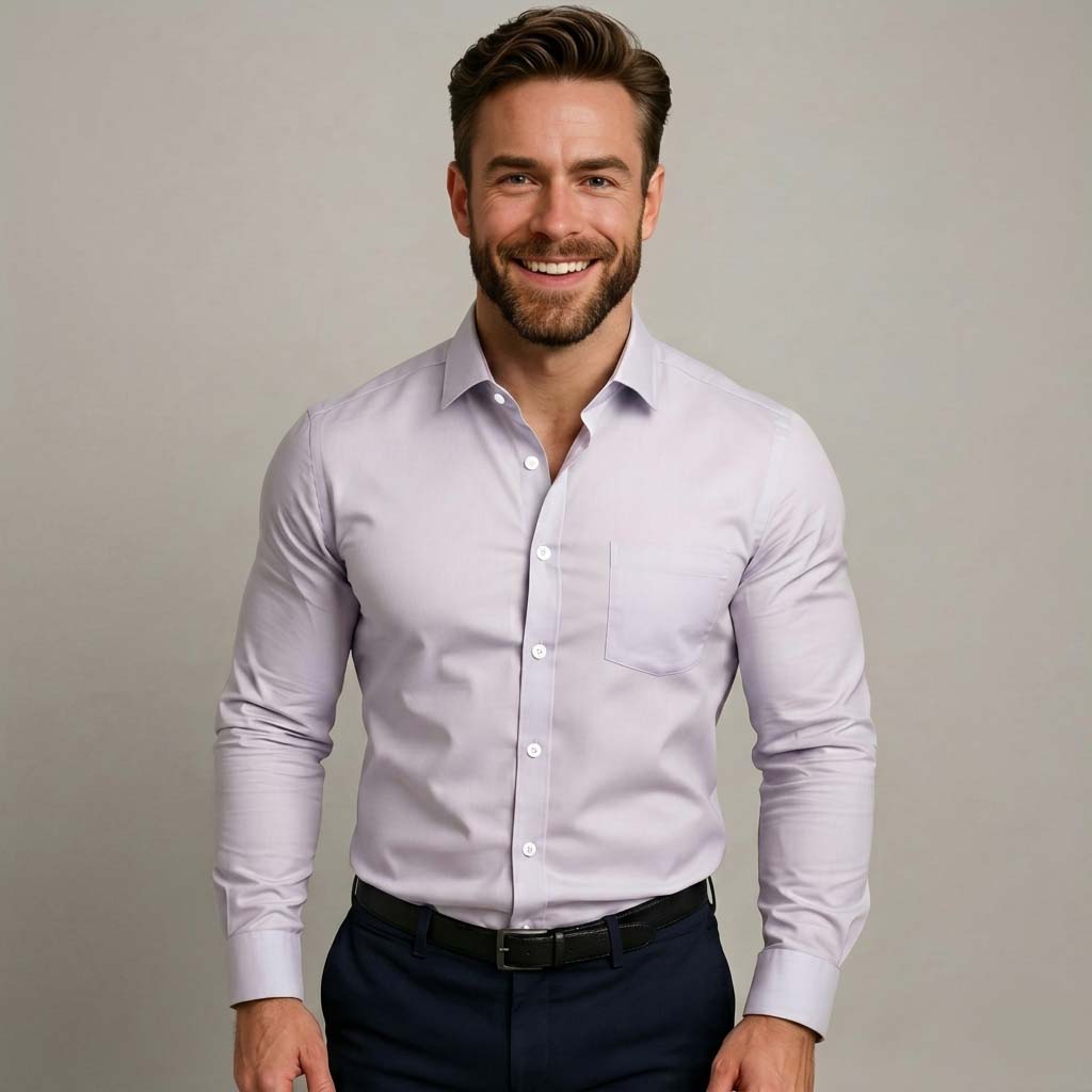 Valerio – Knitterfreies Langarm Hemd Herren