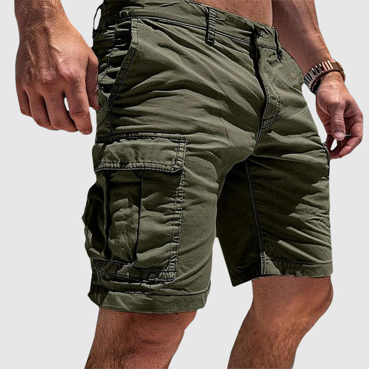 Morvian – Cargo Shorts Herren Gerade Passform