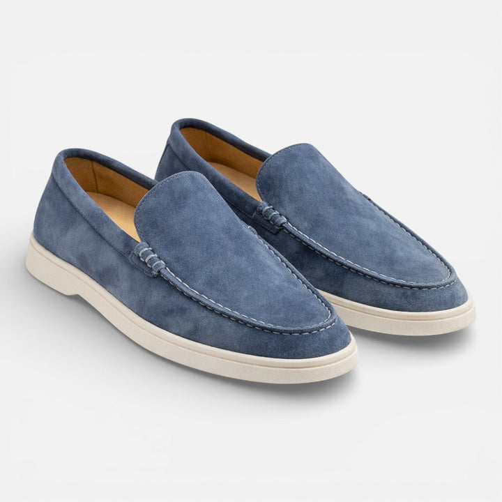 Feloran - Herren Wildleder Slipper Komfortabeler Slip On Schuh