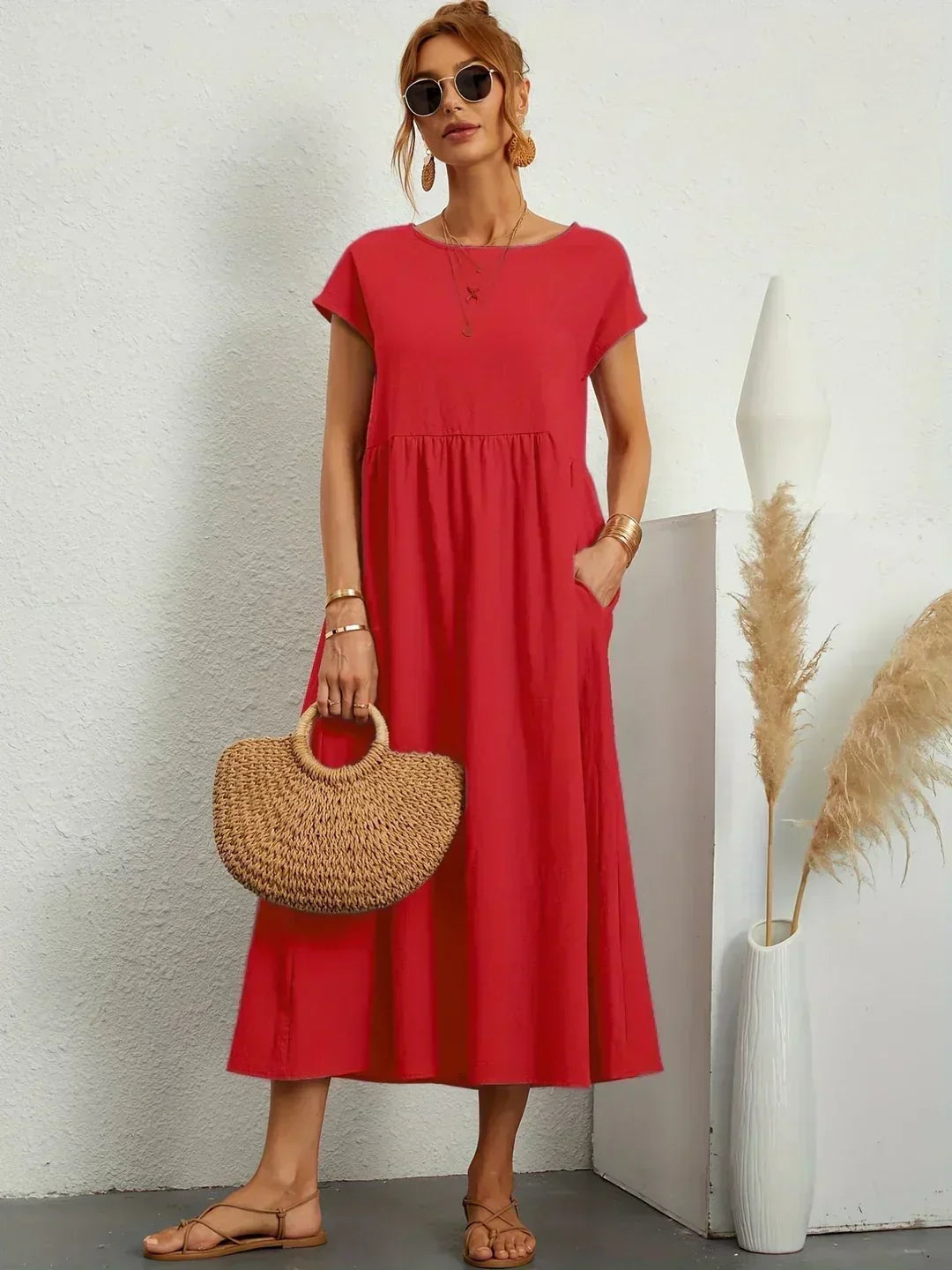 Catriva - Luftiges Sommerkleid Midi