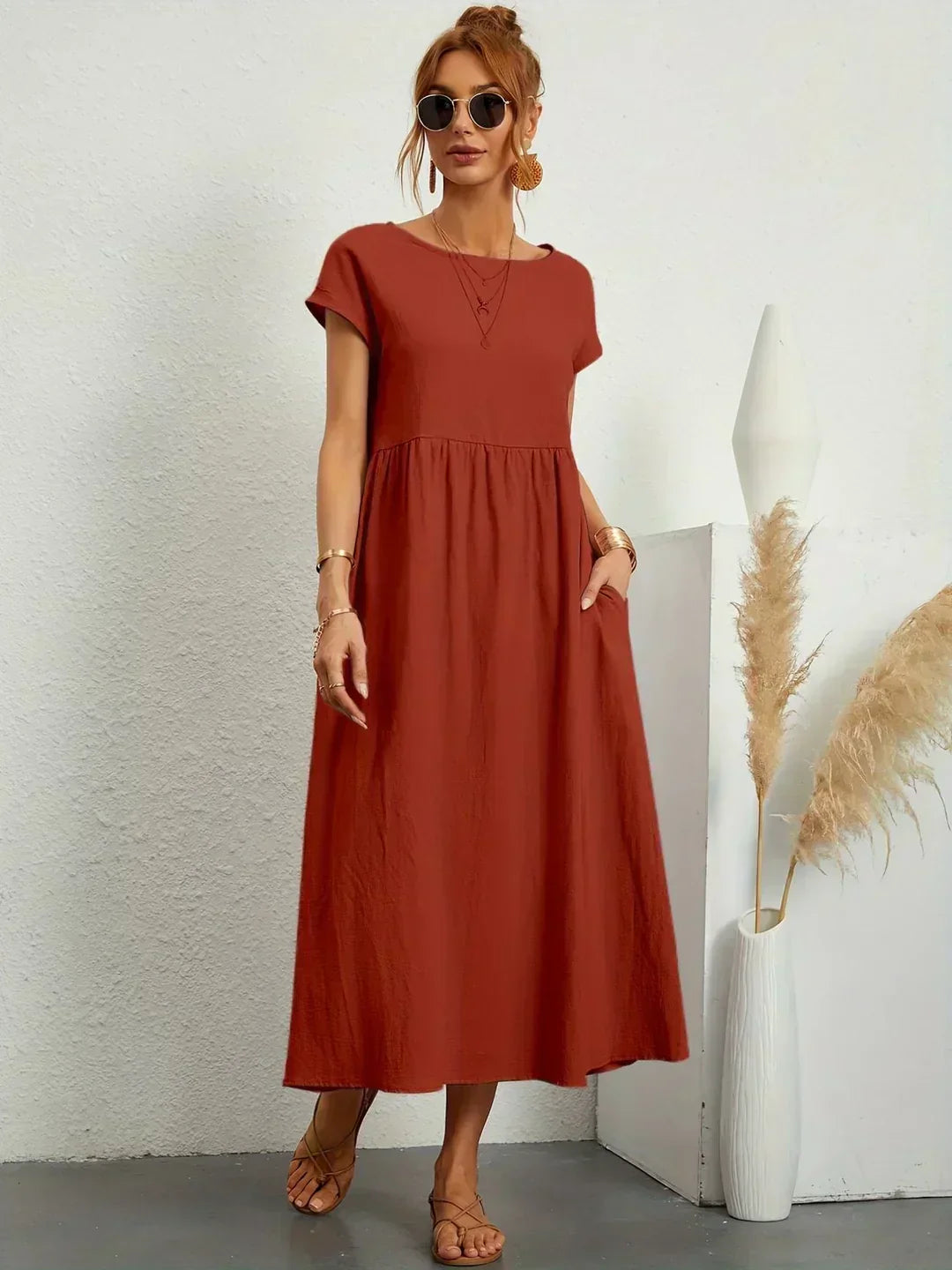 Catriva - Luftiges Sommerkleid Midi