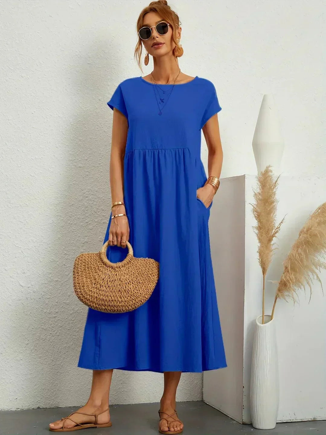 Catriva - Luftiges Sommerkleid Midi