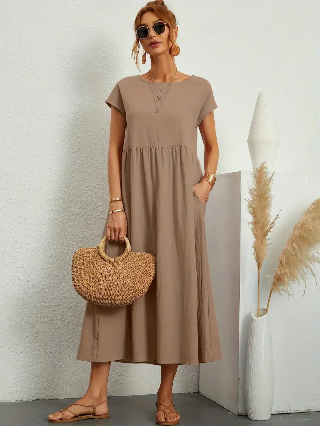 Catriva - Luftiges Sommerkleid Midi