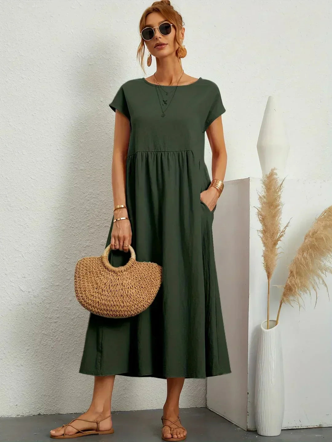 Catriva - Luftiges Sommerkleid Midi