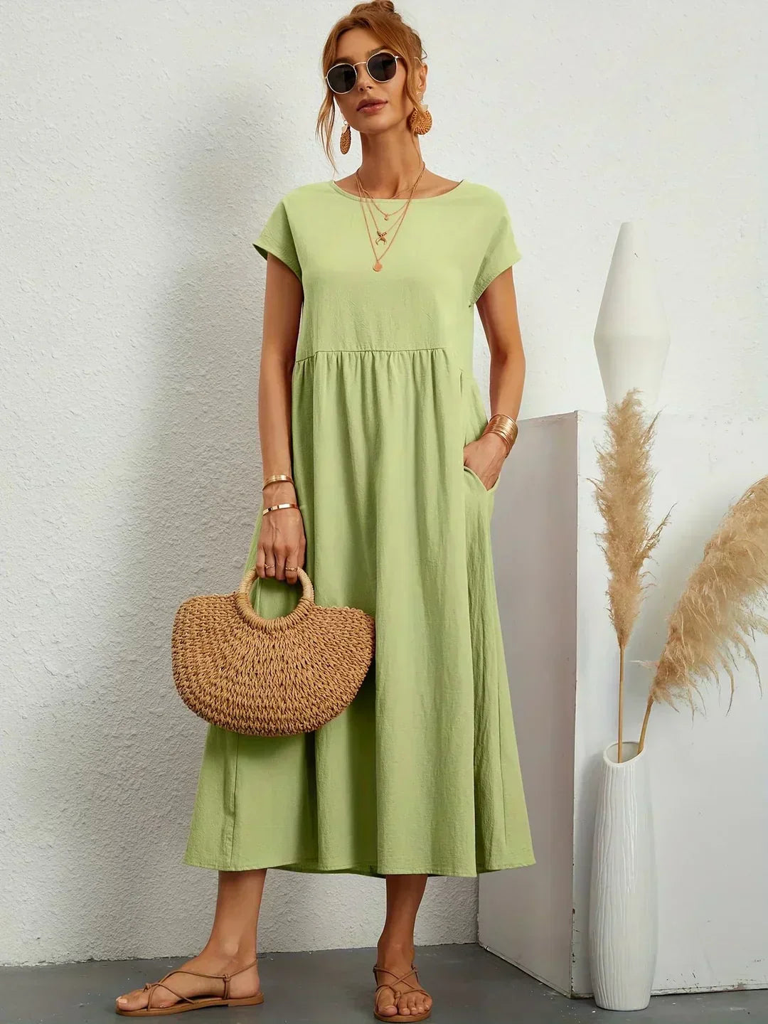 Catriva - Luftiges Sommerkleid Midi