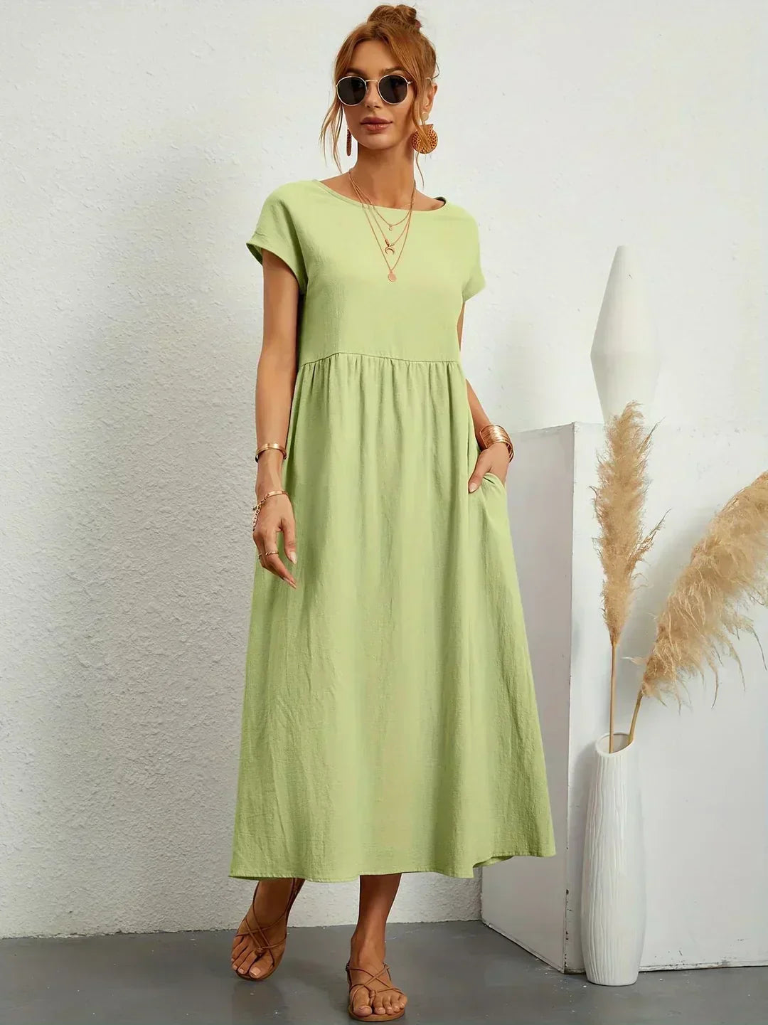 Catriva - Luftiges Sommerkleid Midi
