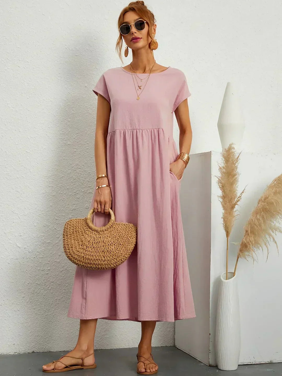Catriva - Luftiges Sommerkleid Midi