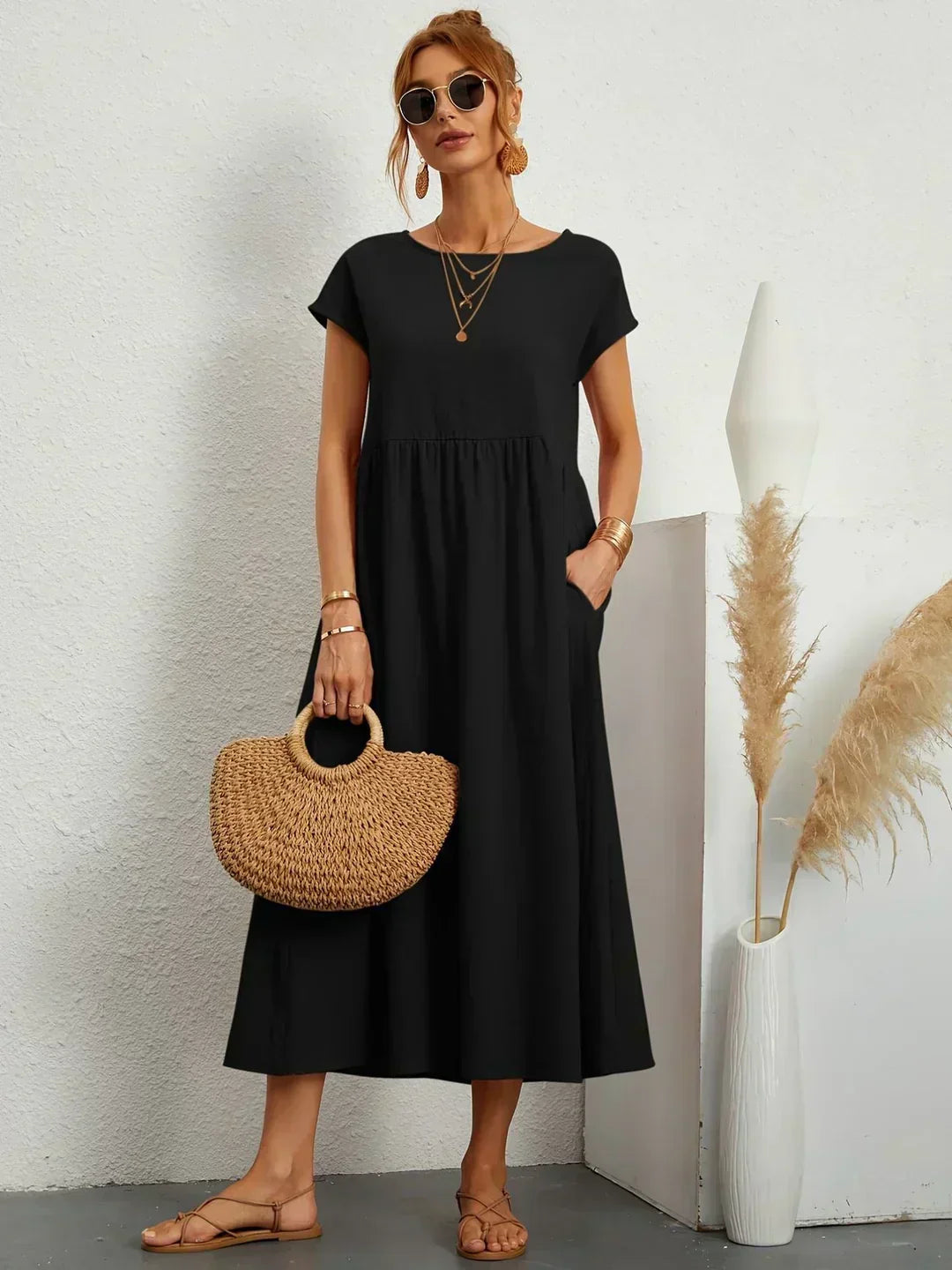 Catriva - Luftiges Sommerkleid Midi