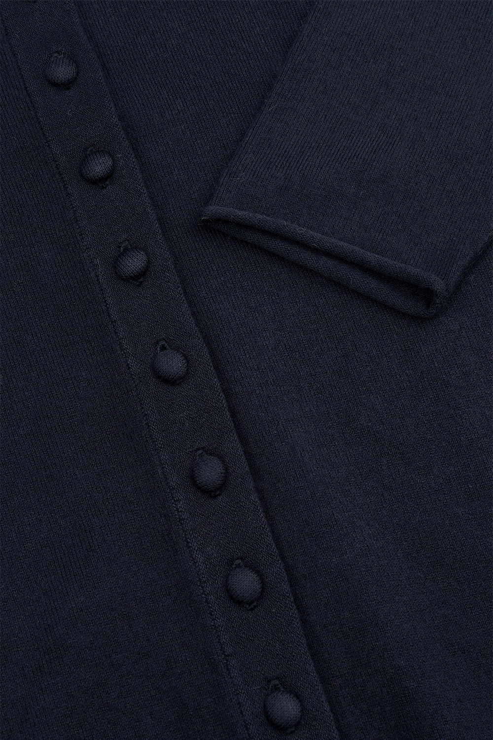 Elegante Strickweste Damen mit Stehkragen & Knopfleiste – kurze warme Strickjacke elegant - Image 2