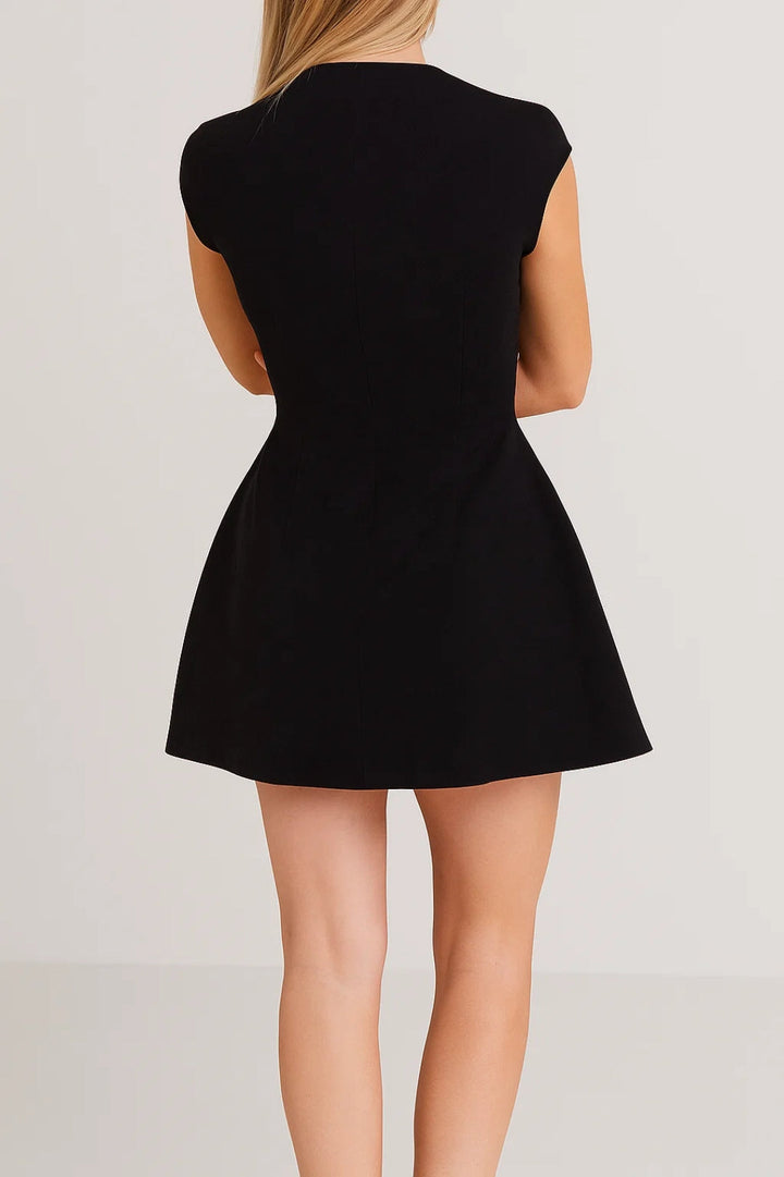 Claudia - Elegantes A Linien Minikleid