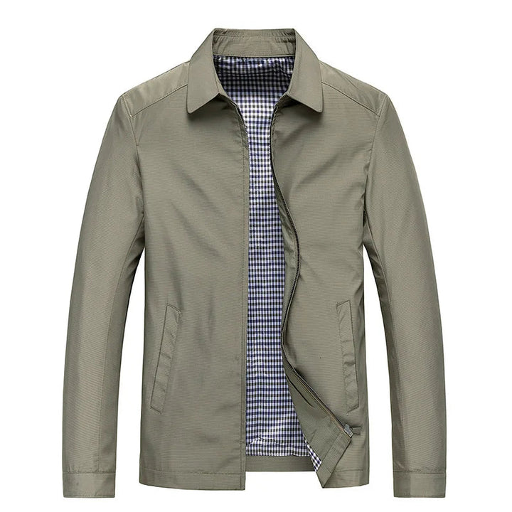 Minimalistische Herrenjacke mit Reißverschluss – Casual Übergangsjacke für Büro & Freizeit - Image 3
