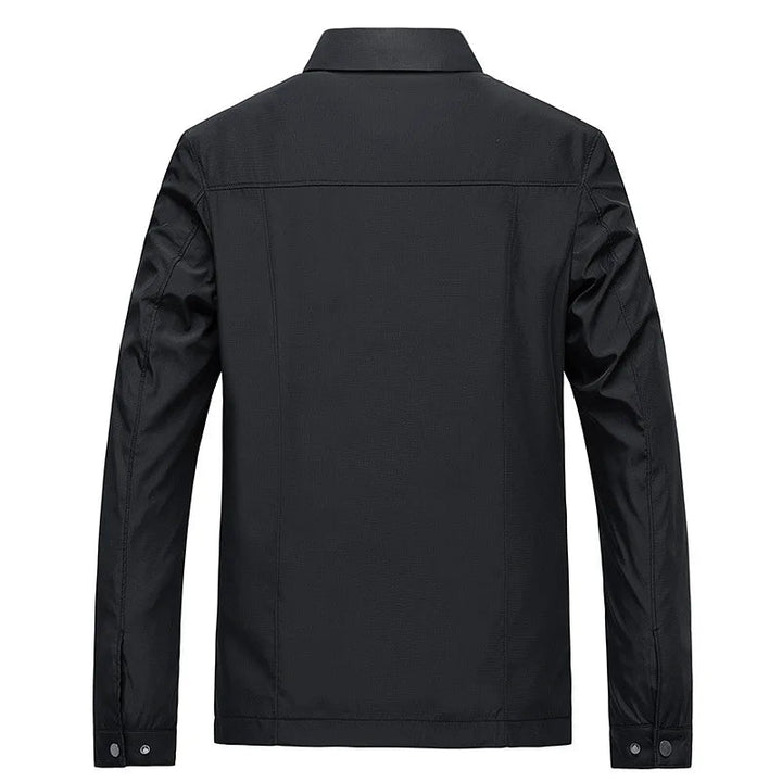 Minimalistische Herrenjacke mit Reißverschluss – Casual Übergangsjacke für Büro & Freizeit - Image 4