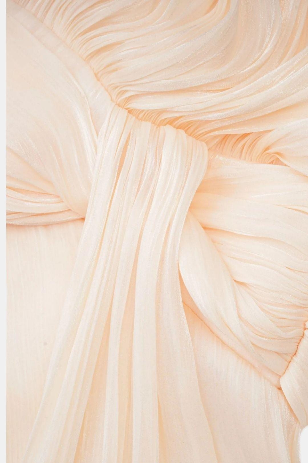 Mioraelle – Plissiertes Minikleid Mit Rüschen Saum