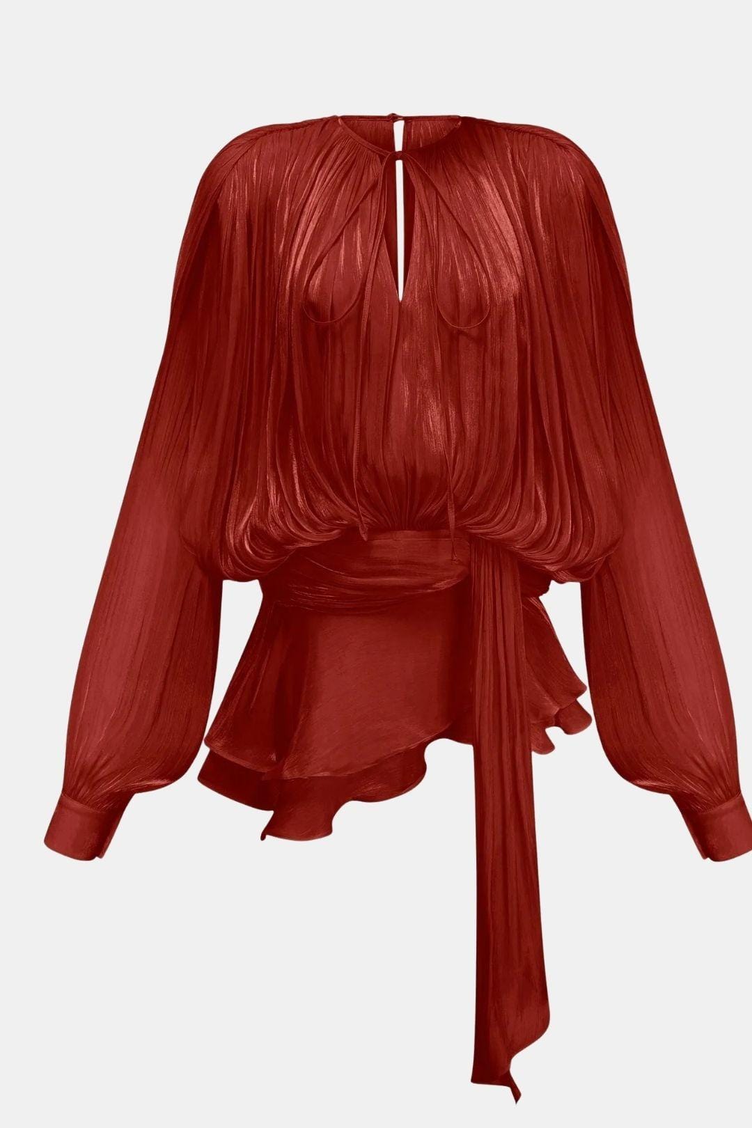 Mioraelle – Plissiertes Minikleid Mit Rüschen Saum