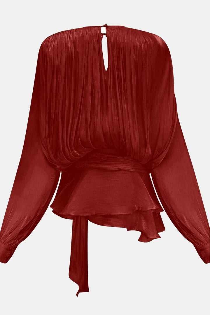 Mioraelle – Plissiertes Minikleid Mit Rüschen Saum