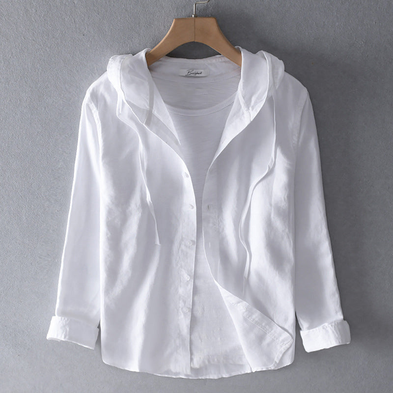 Women's Lightweight Hooded Blouse Casual Summer Top - Image 4