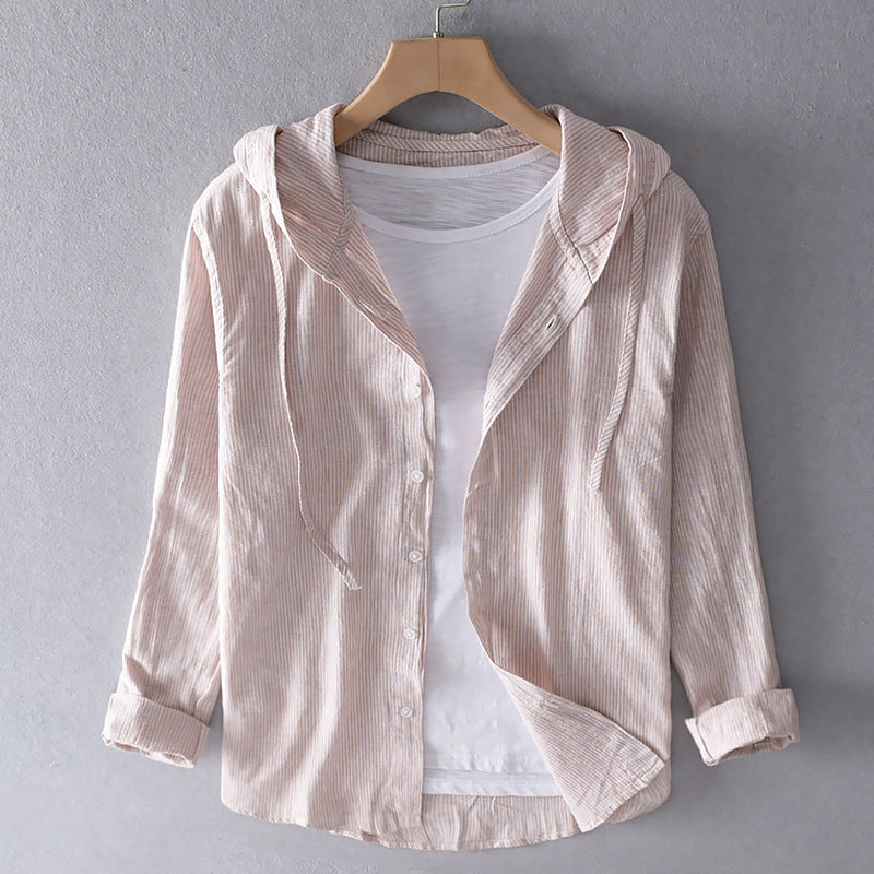 Women's Lightweight Hooded Blouse Casual Summer Top - Image 3
