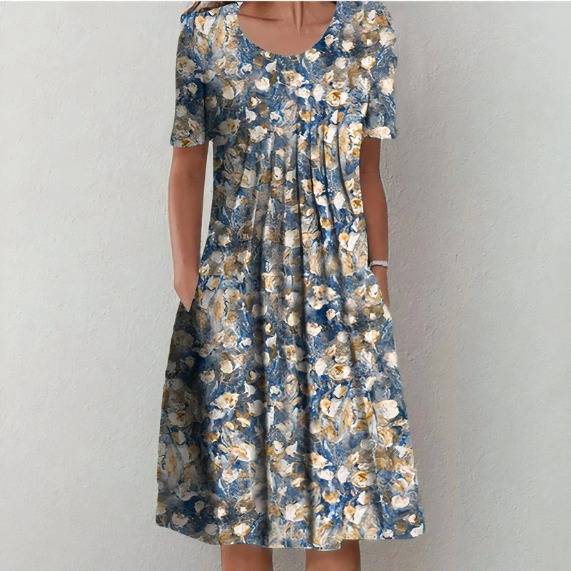 Calliope - Elegantes Baumwollkleid Kleid