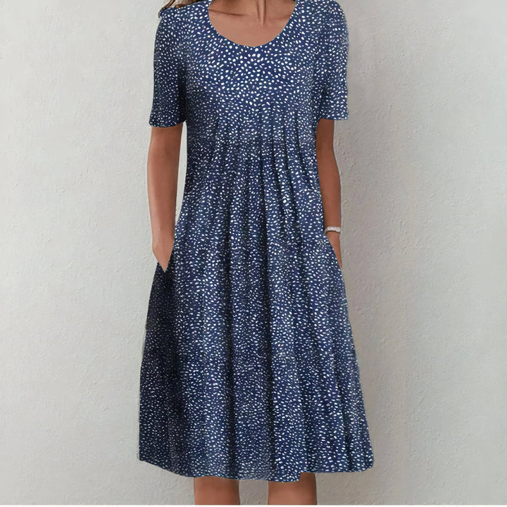 Calliope - Elegantes Baumwollkleid Kleid